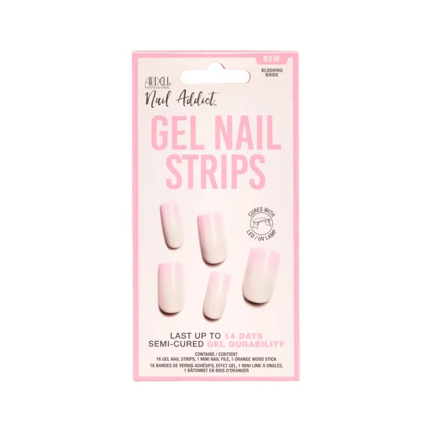 ardell-nail-addict-bandes-de-gel-semi-catalys-blushing-bride-16-bandes image 1