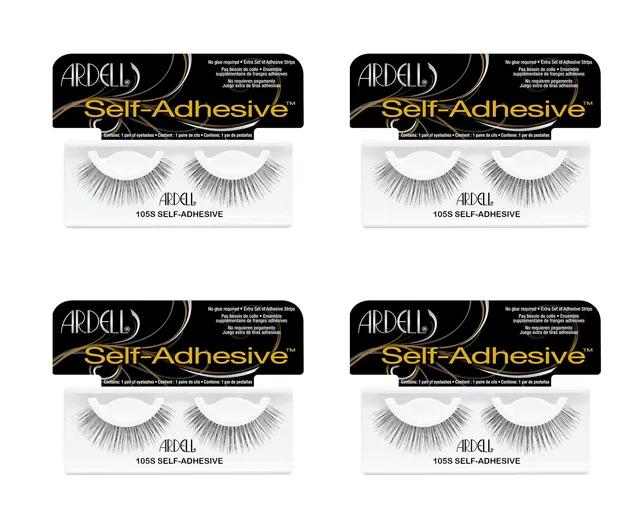 ardell-self-adhesive-105-faux-cils-auto-adh-sifs-bande-pr-encoll-e-pack-de-4-pai image 1