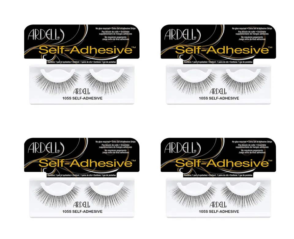 ardell-self-adhesive-105-faux-cils-auto-adh-sifs-bande-pr-encoll-e-pack-de-4-pai image 1