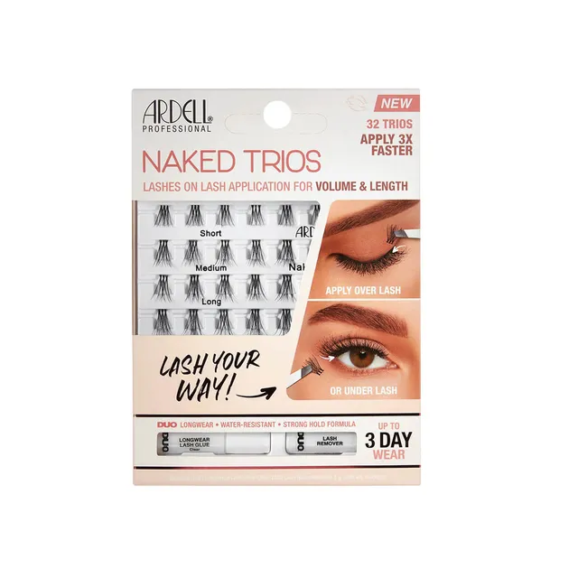 ardell-naked-trios-kit-de-trios-de-cils-bandeau-invisiband-ultra-fin-avec-colle- image 1