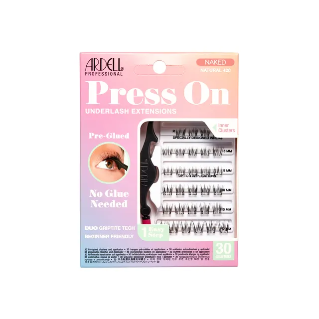 ardell-press-on-naked-420-30-clusters-faux-cils-press-on-sans-colle-7-12-mm-effe image 1