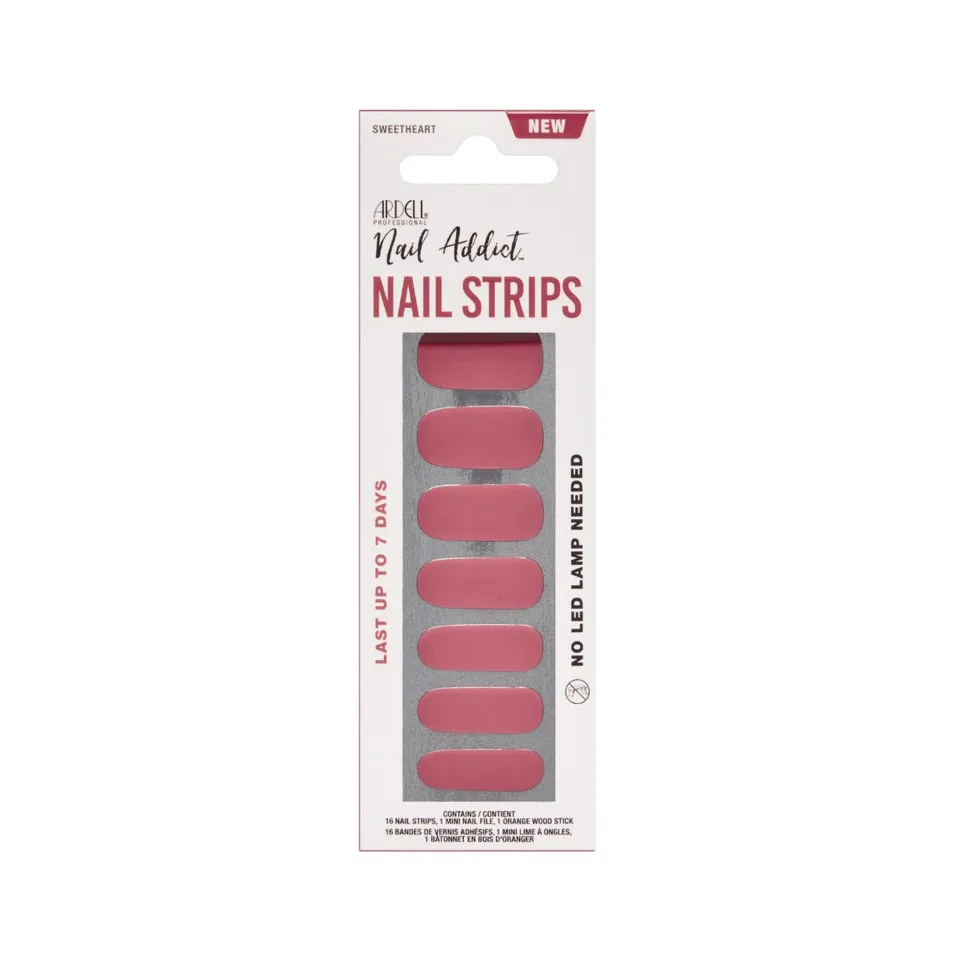 ardell-nail-addict-nail-strips-sweetheart-manucure-strips-haute-brillance-sans-l image 1