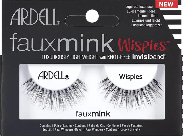 ardell-faux-mink-wispies-paire-de-faux-cils-bande-effect-mink-synth-tique-noir image 1