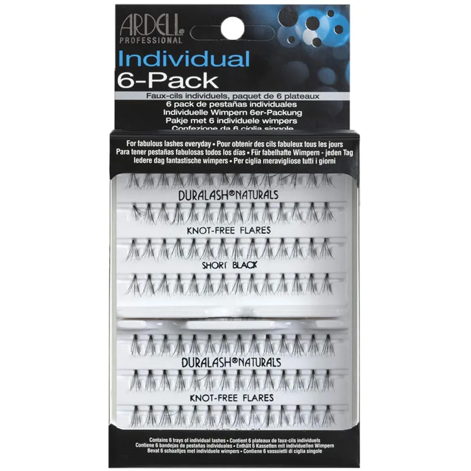 ardell-6-pack-knot-free-individuals-short-faux-cils-individuels-sans-n-ud-short- image 1