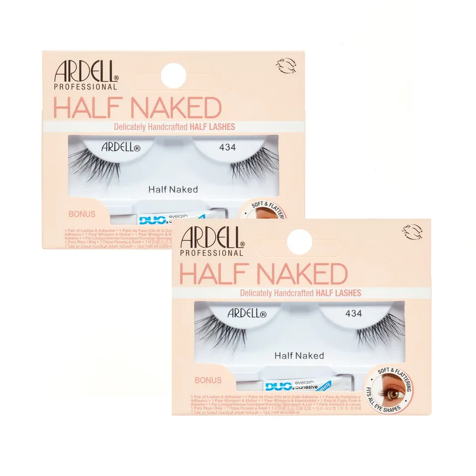 ardell-half-naked-434-faux-demi-cils-pr-d-coup-s-avec-colle-duo-1-g-lot-de-2-pai image 1