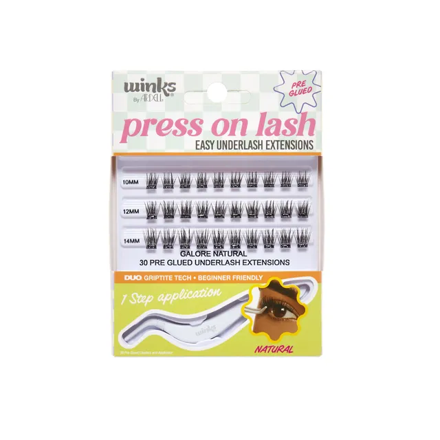 ardell-winks-press-on-30-pcs-natural-clusters-de-cils-pr-coll-s-avec-applicateur image 1
