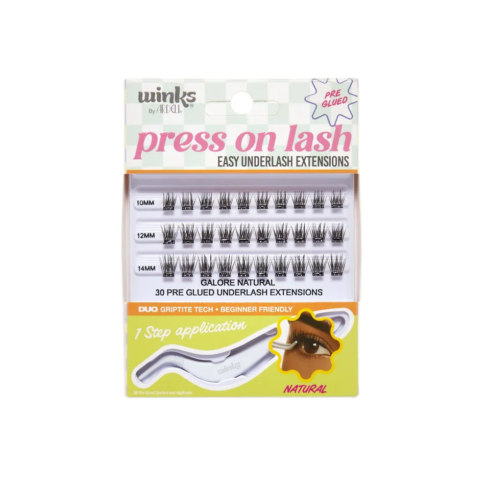 ardell-winks-press-on-30-pcs-natural-clusters-de-cils-pr-coll-s-avec-applicateur image 1