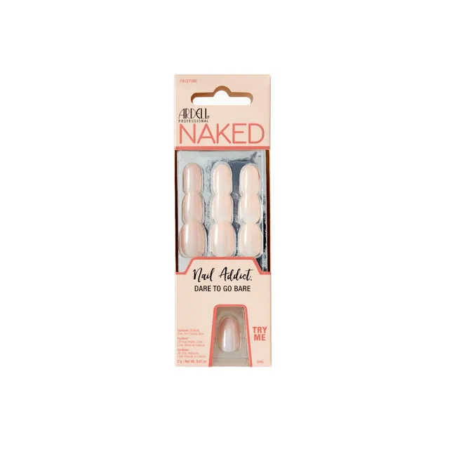 ardell-nail-addict-naked-pristine-kit-faux-ongles-press-on-short-round-nude-avec image 1