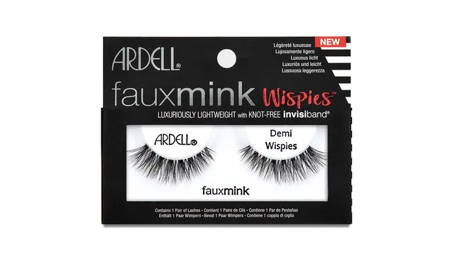 ardell-demi-wispies-faux-mink-paire-de-faux-cils-sans-n-uds-l-gers-effet-faux-vi image 1
