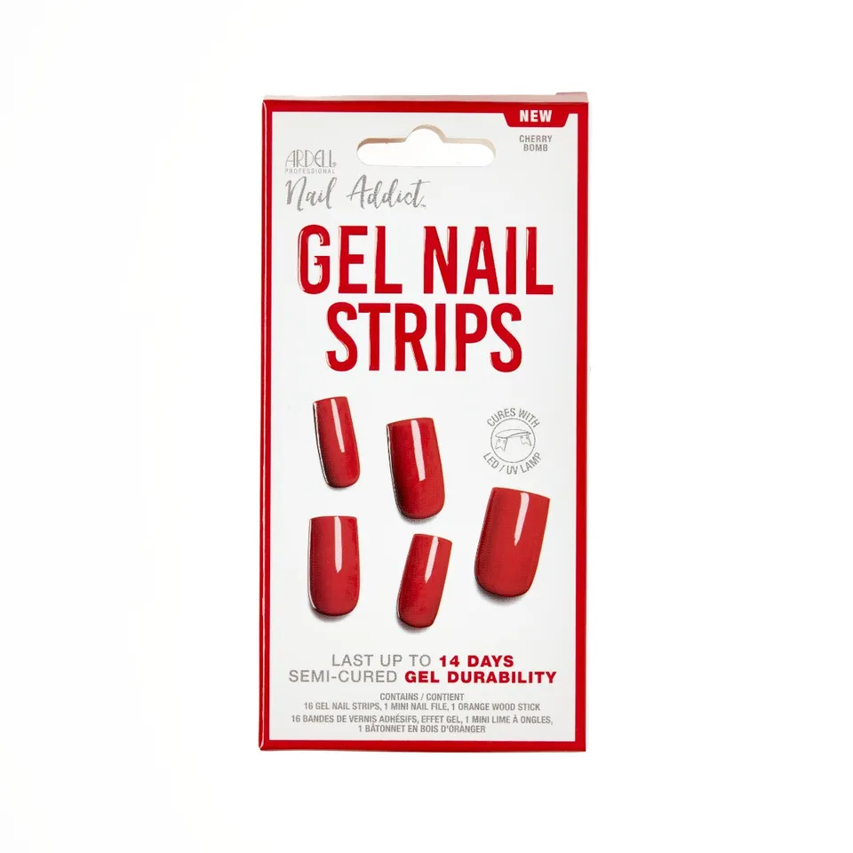 ardell-nail-addict-gel-nail-strips-cherry-bomb-bandes-vernis-gel-avec-catalyse-l image 1