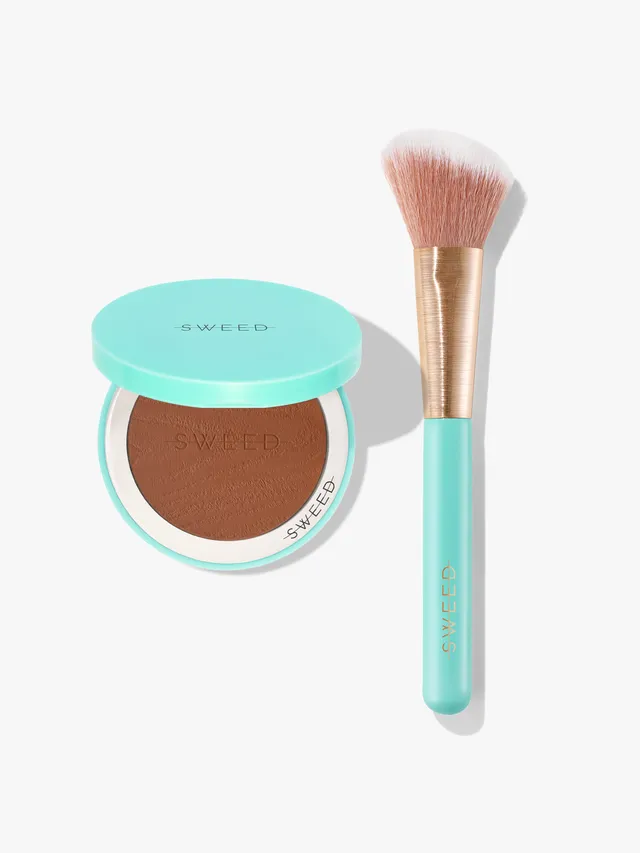 sweed-bronzing-powder-kit-poudre-bronzante-sans-talc-pinceau-blush-biseaut-fabri image 1