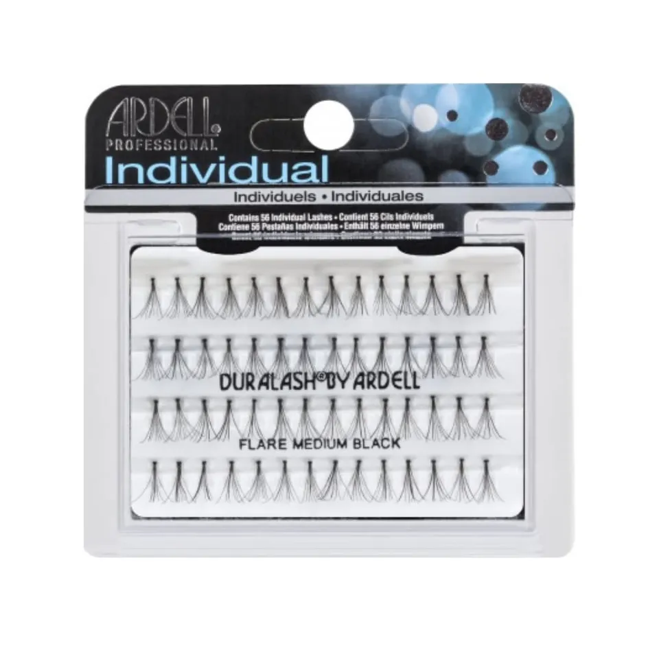 ardell-duralash-individual-flare-medium-faux-cils-individuels-noirs-format-flare image 1