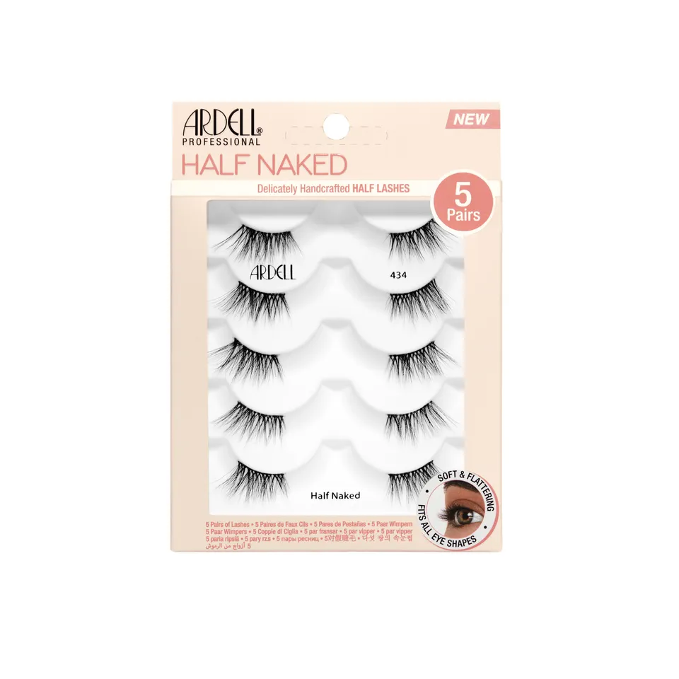 ardell-half-naked-lashes-434-demi-faux-cils-pr-d-coup-es-lot-de-5-paires image 1