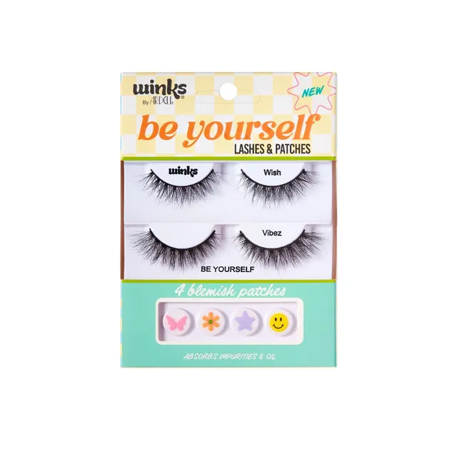 ardell-winks-be-yourself-kit-faux-cils-wish-vibez-et-patches-anti-imperfections image 1