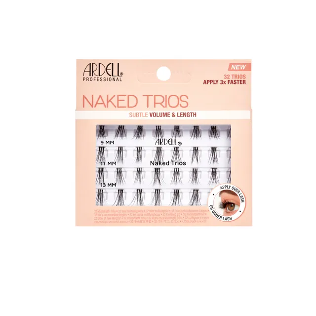 ardell-naked-trios-combo-pack-faux-cils-individuels-3-brins-sur-invisiband-appli image 1