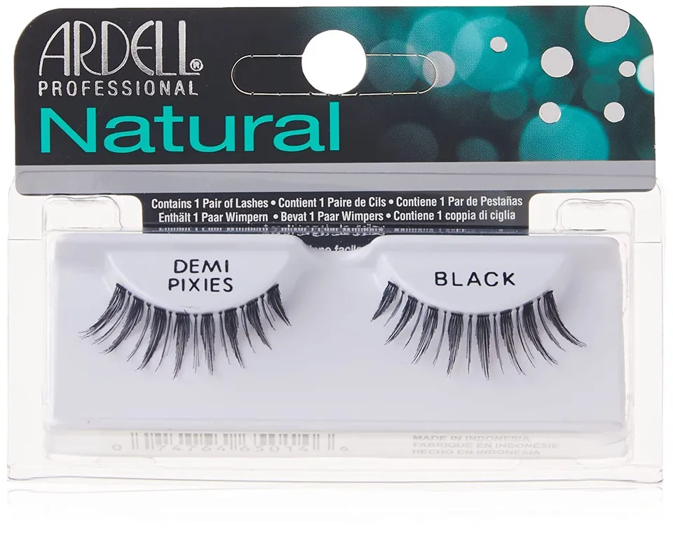 ardell-pro-natural-lash-demi-pixies-faux-cils-par-sections-demi-bande-noir-effet image 1