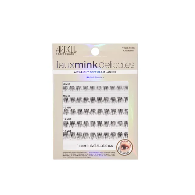 ardell-fauxmink-delicates-826-50-clusters-longueurs-mixtes-8-12-mm-effet-soft-gl image 1