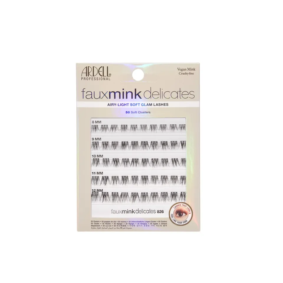 ardell-fauxmink-delicates-826-50-clusters-longueurs-mixtes-8-12-mm-effet-soft-gl image 1
