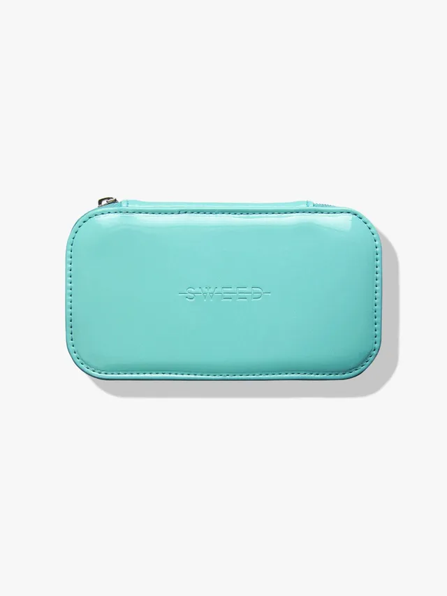 sweed-the-makeup-bag-trousse-de-maquillage-signature-bleue-vegan-format-sac-main image 1