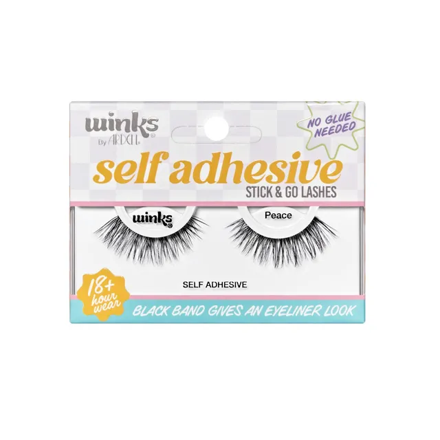 ardell-winks-self-adhesive-peace-faux-cils-auto-adh-sifs-volume-flare-effet-cat- image 1