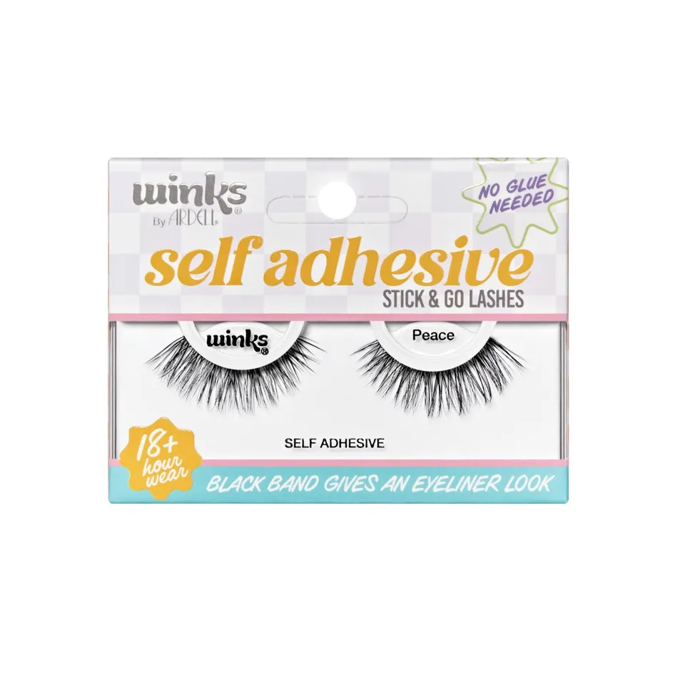 ardell-winks-self-adhesive-peace-faux-cils-auto-adh-sifs-volume-flare-effet-cat- image 1