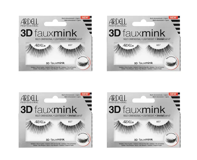 ardell-3d-faux-mink-857-faux-cils-effet-multi-dimensionnel-volume-moyen-pack-de- image 1