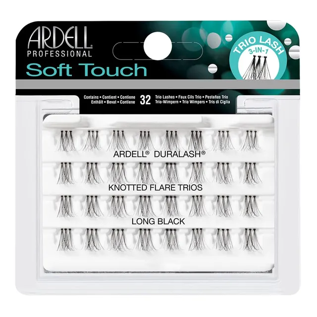 ardell-soft-touch-trios-individuals-faux-cils-individuels-en-trios-long-noir image 1