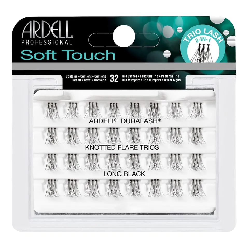 ardell-soft-touch-trios-individuals-faux-cils-individuels-en-trios-long-noir image 1