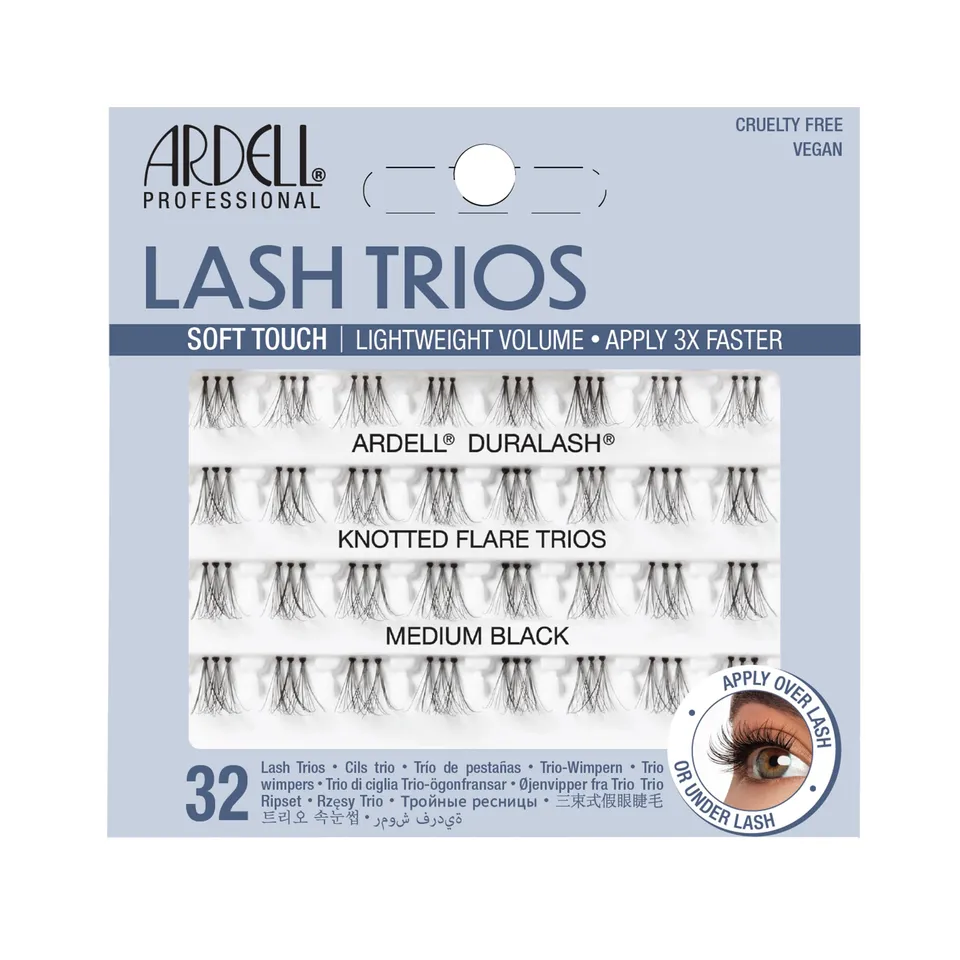 ardell-soft-touch-trios-individuals-medium-black-faux-cils-individuels-en-trios- image 1