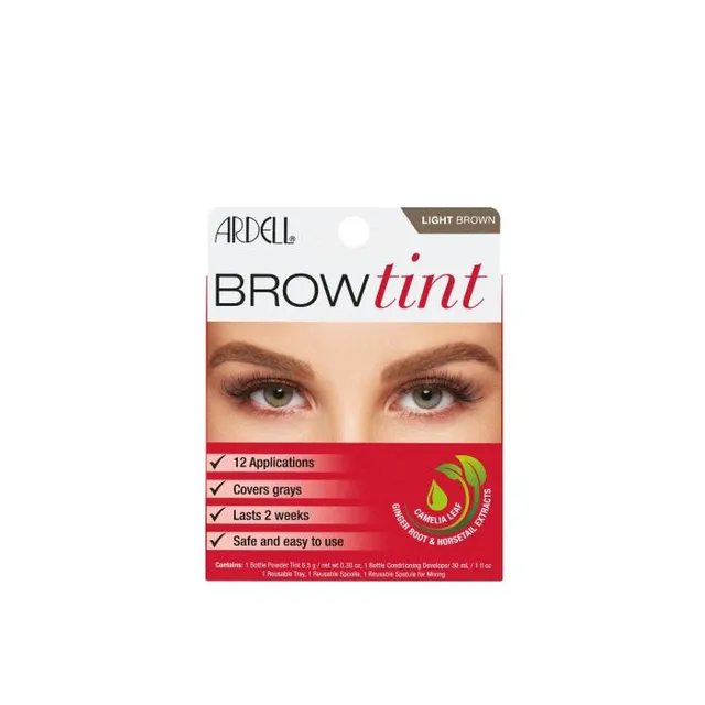 ardell-brow-tint-light-brown-kit-teinture-sourcils-poudre-d-veloppeur-avec-acces image 1