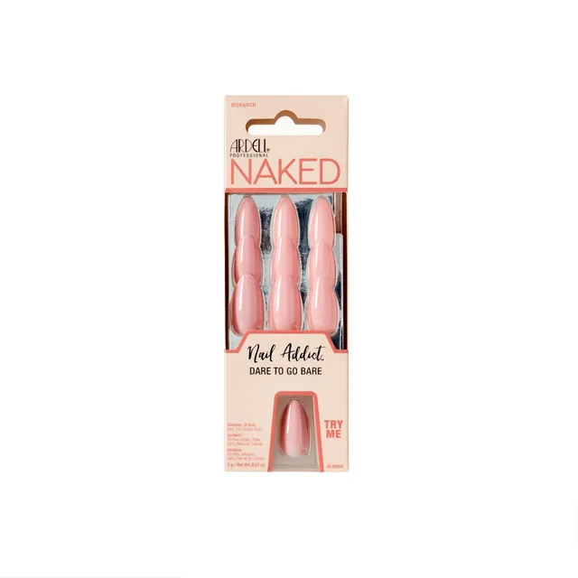 ardell-nail-addict-naked-faux-ongles-press-on-amande-medium-rose-nude-brillant-k image 1