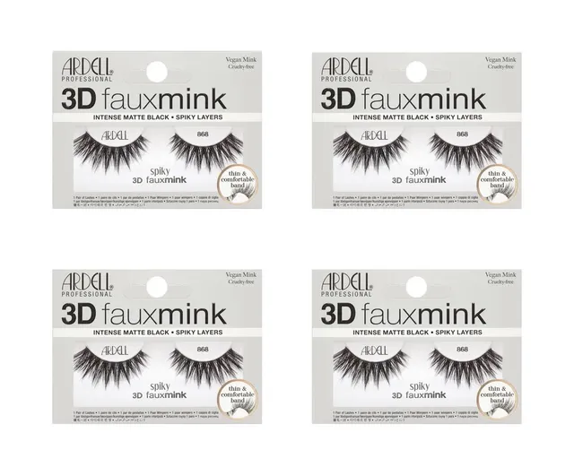 ardell-3d-fauxmink-spiky-868-faux-cils-bandes-glamour-spikes-4-paires image 1