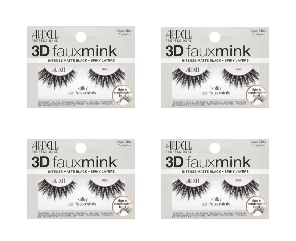 ardell-3d-fauxmink-spiky-868-faux-cils-bandes-glamour-spikes-4-paires image 1