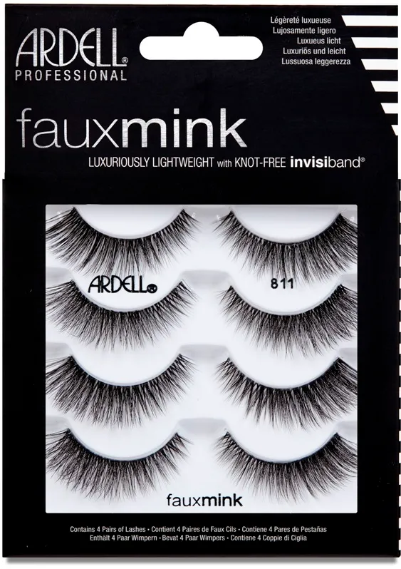 ardell-faux-mink-811-lot-de-4-paires-faux-cils-effet-winged-dramatique-fibres-mi image 1
