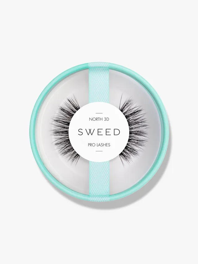 sweed-north-3d-faux-cils-noirs-volumineux-bande-coton-flexible-effet-regard-de-b image 1