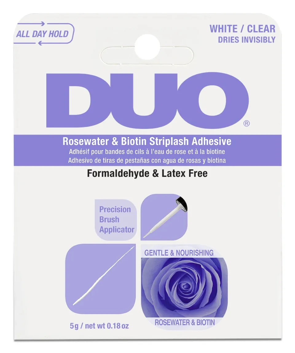 duo-rosewater-biotin-colle-cils-bandes-formule-transparente-nourrissante-yeux-se image 1
