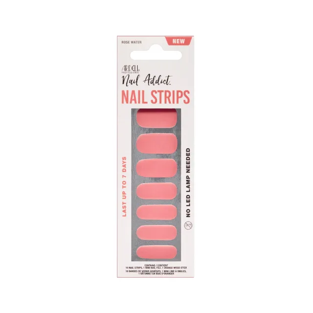 ardell-nail-addict-nail-strips-rose-water-bandes-ongles-haute-brillance-7-jours- image 1
