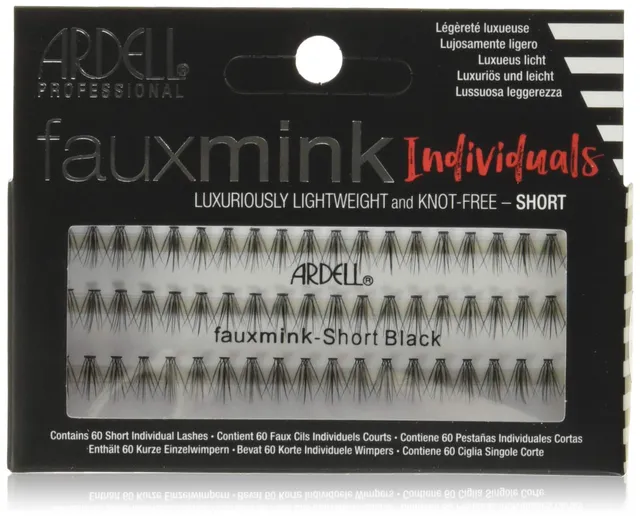 ardell-faux-mink-individuals-short-faux-cils-individuels-courts-noirs-effet-mink image 1