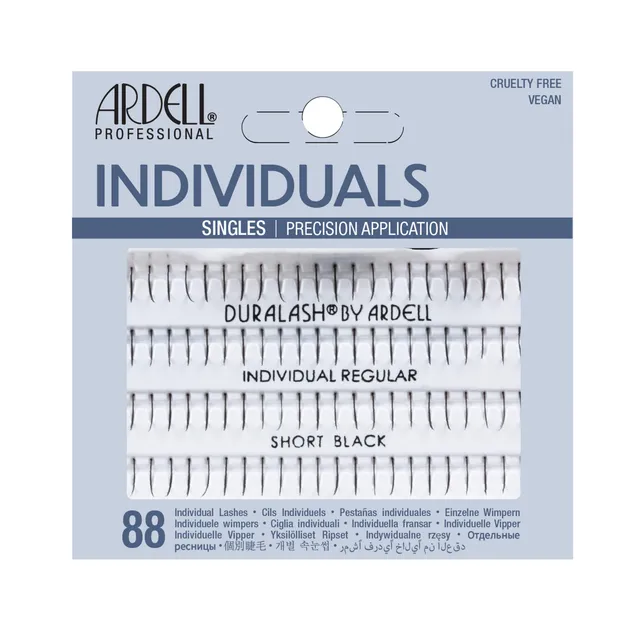 ardell-regular-short-black-faux-cils-courts-noirs-bande-look-naturel-application image 1