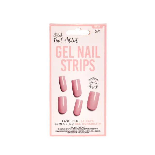 ardell-nail-addict-gel-nail-strips-bandes-de-vernis-gel-semi-cur-mocha-latte-ten image 1