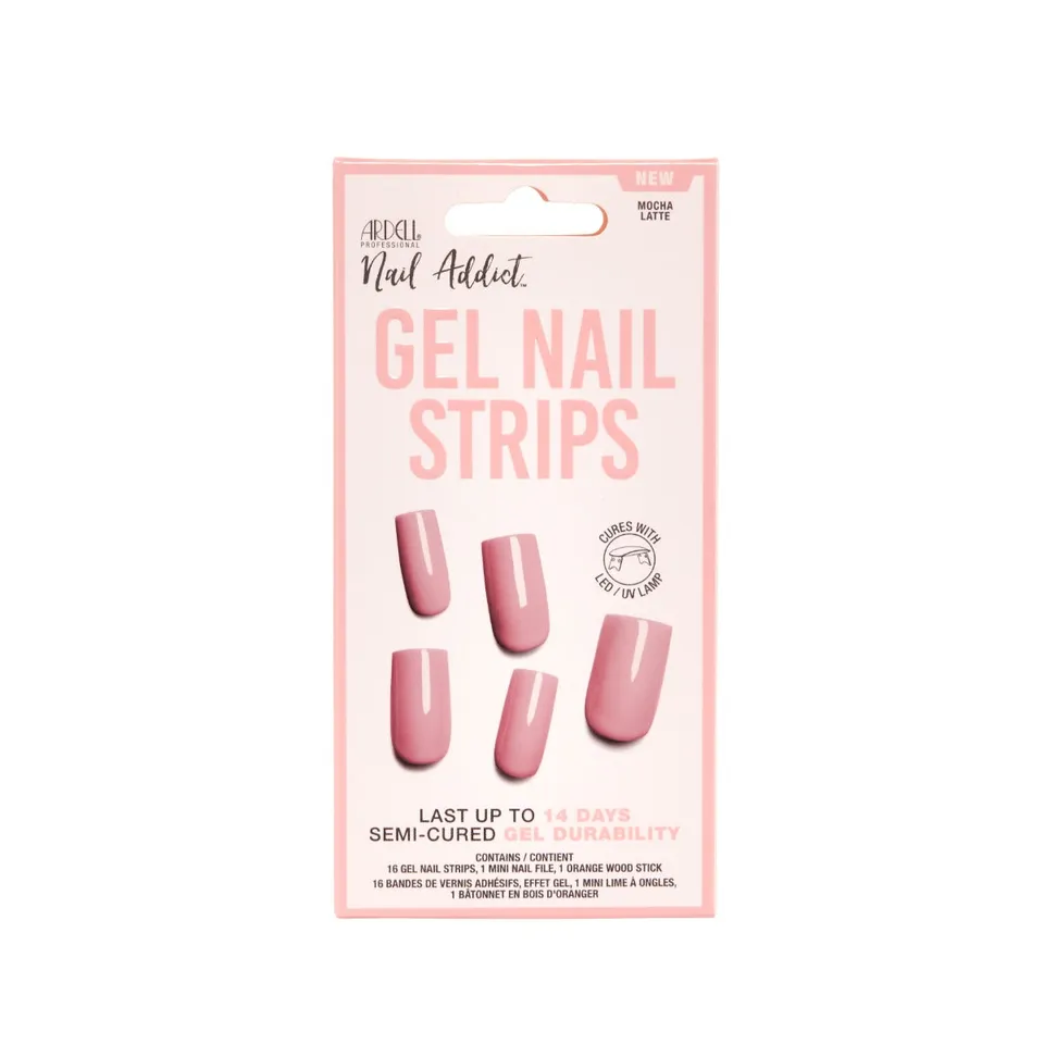 ardell-nail-addict-gel-nail-strips-bandes-de-vernis-gel-semi-cur-mocha-latte-ten image 1