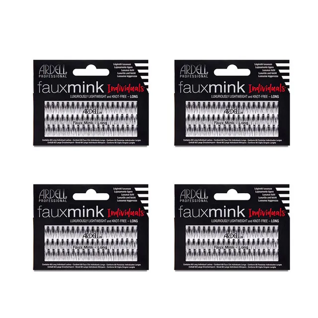 ardell-faux-mink-individuals-long-cils-individuels-knot-free-60-clusters-x-4-pac image 1