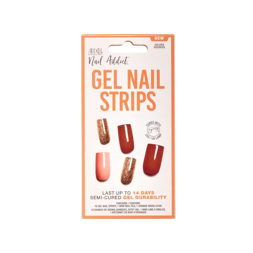 ardell-nail-addict-gel-nail-strips-golden-goddess-manucure-gel-semi-cur-e-16-ban image 1