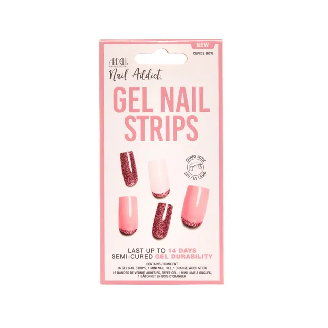 ardell-nail-addict-gel-nail-strips-bandes-gel-semi-cur-es-teinte-cupids-bow-16-b image 1