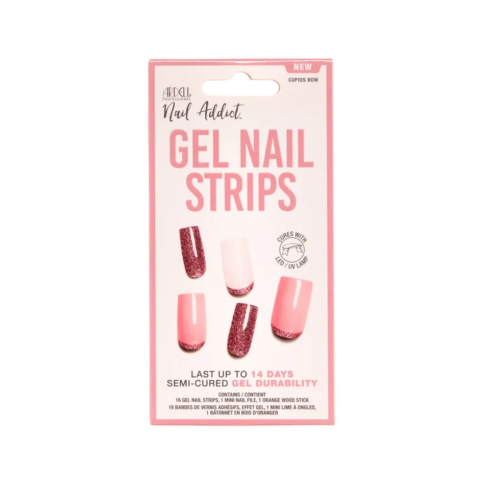 ardell-nail-addict-gel-nail-strips-bandes-gel-semi-cur-es-teinte-cupids-bow-16-b image 1