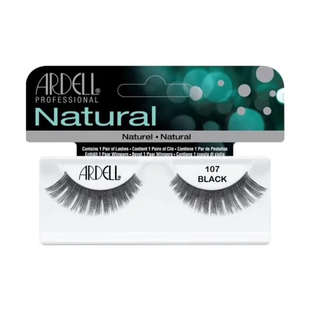 ardell-107-black-faux-cils-bande-volume-naturel-iconiques image 1