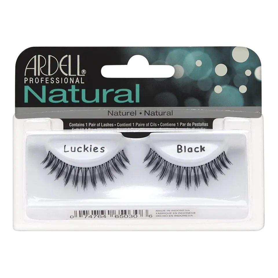 ardell-false-eyelashes-invisibands-luckies-black-faux-cils-bande-invisible-noir image 1