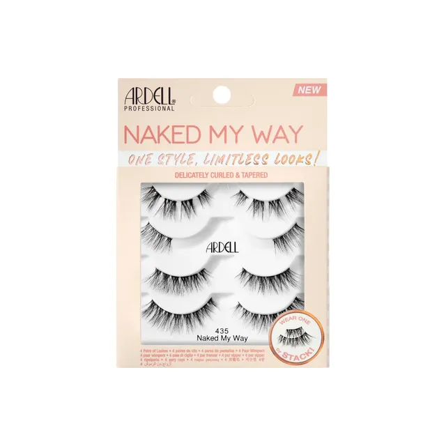 ardell-naked-my-way-435-coffret-4-paires-de-faux-cils-modulables-bandes-compl-te image 1