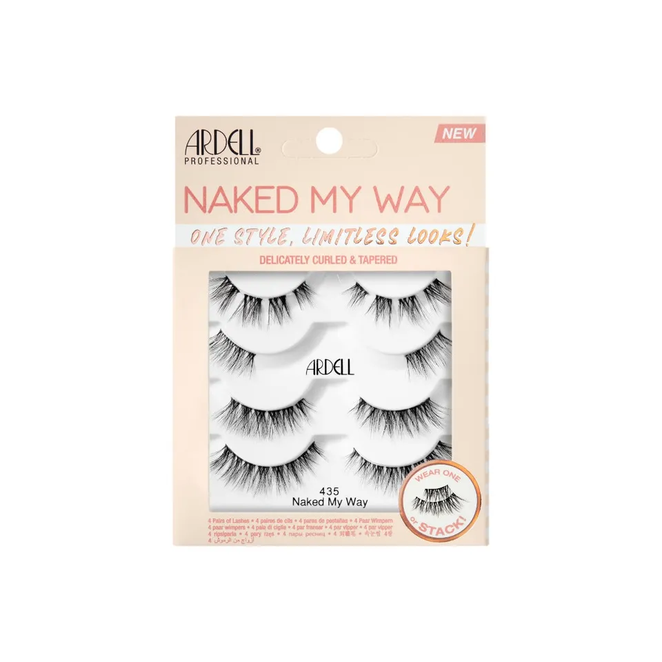 ardell-naked-my-way-435-coffret-4-paires-de-faux-cils-modulables-bandes-compl-te image 1