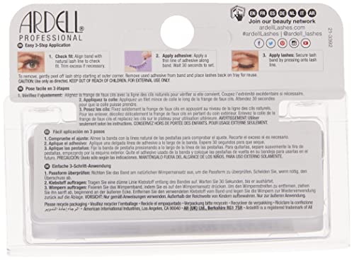 ardell-pro-natural-lash-demi-pixies-faux-cils-par-sections-demi-bande-noir-effet image 7
